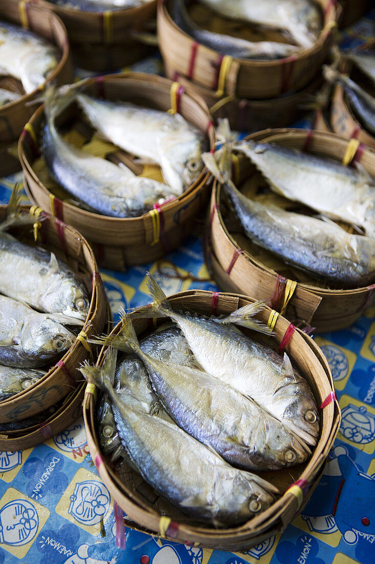 Market in Ubon Ratchathani, Thailand.