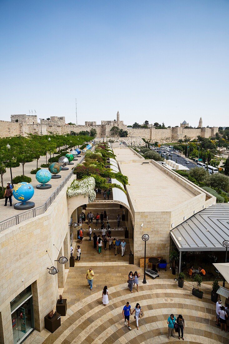 Mamila street, Jerusalem, Israel.