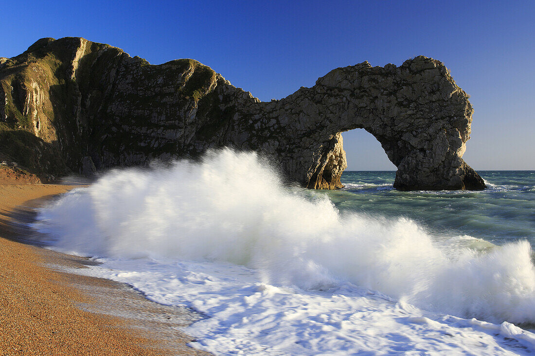 Durdle Door, Dorset, England.