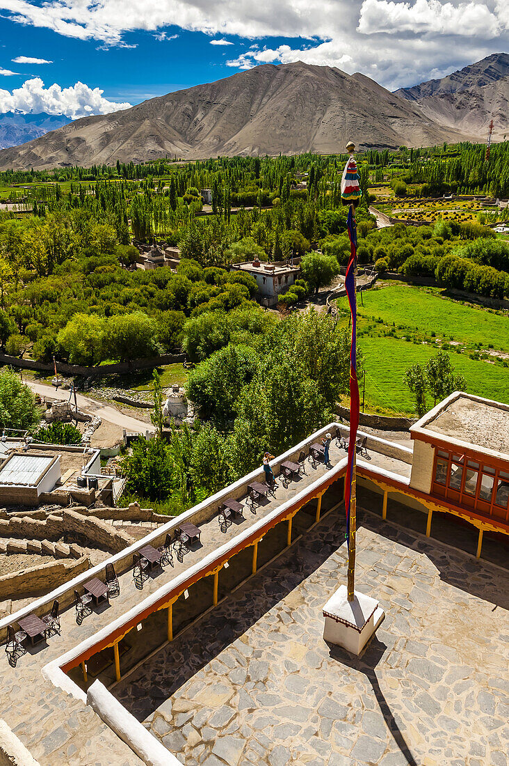 Stok Monastery, Leh Valley, Ladakh, Jammu and Kashmir State, India.
