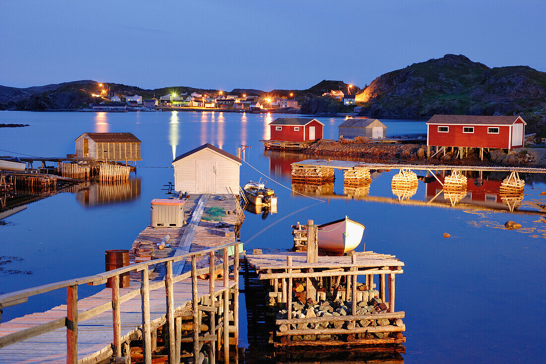 View Of Harbour And Village, Durrel (South Island), Newfoundland