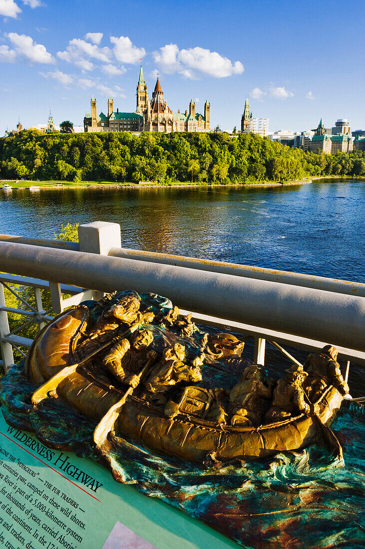Artist's Choice: Parliament Hill And Ottawa River From Alexandra Bridge, Ottawa, Ontario