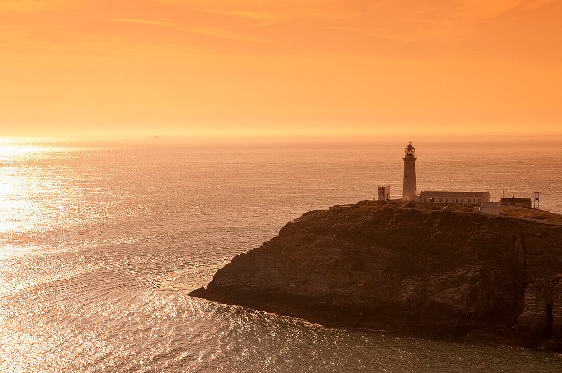 South Stack Lighthouse, Holy Island, Anglesey, Gwynedd, Wales, United Kingdom, Europe