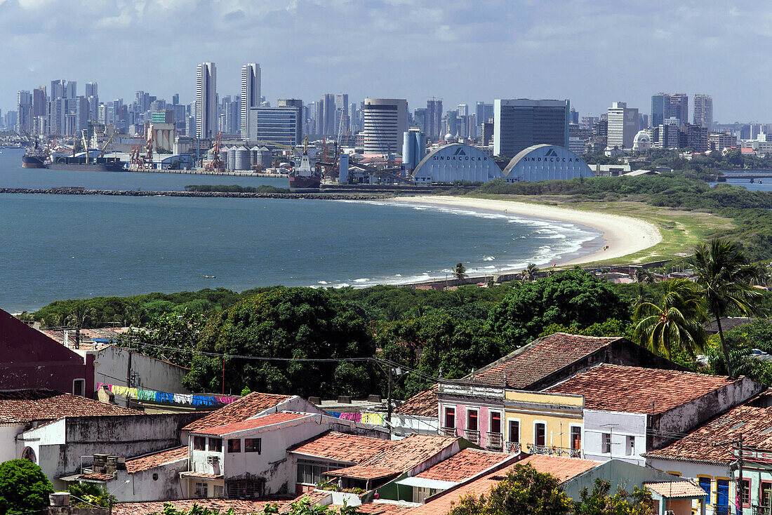 Brazil, Olinda with Recife in the background