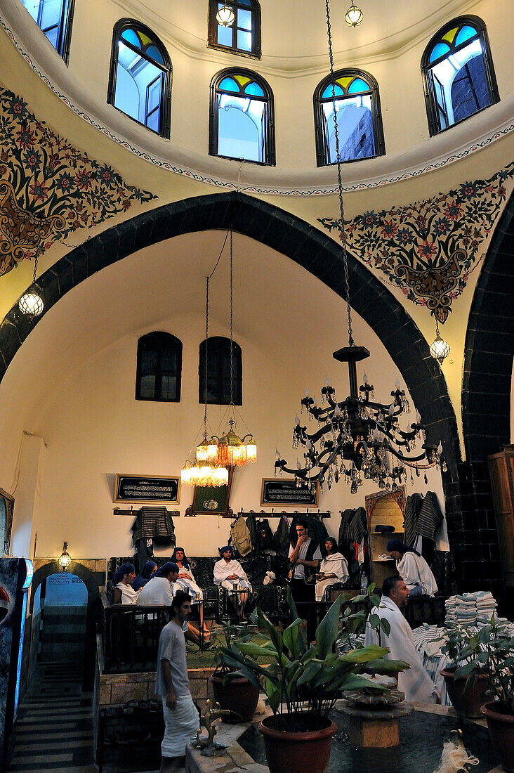 Syria, Old Damascus, October 2010. Turkish baths in the town's old souk