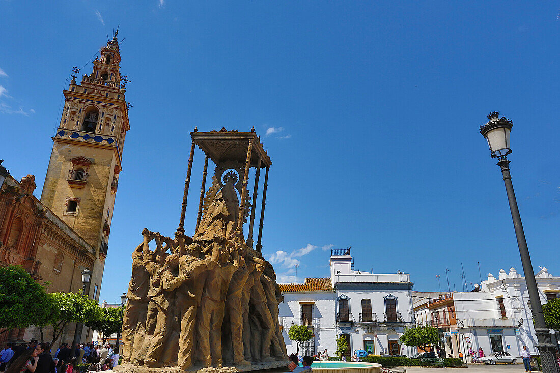 Spain, Andalucia Region, Huelva Province, Moguer City, Main Square