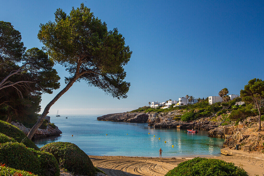 Spain, Mallorca Island, East Mallorca, Cala d´Or, Esmeralda Beach