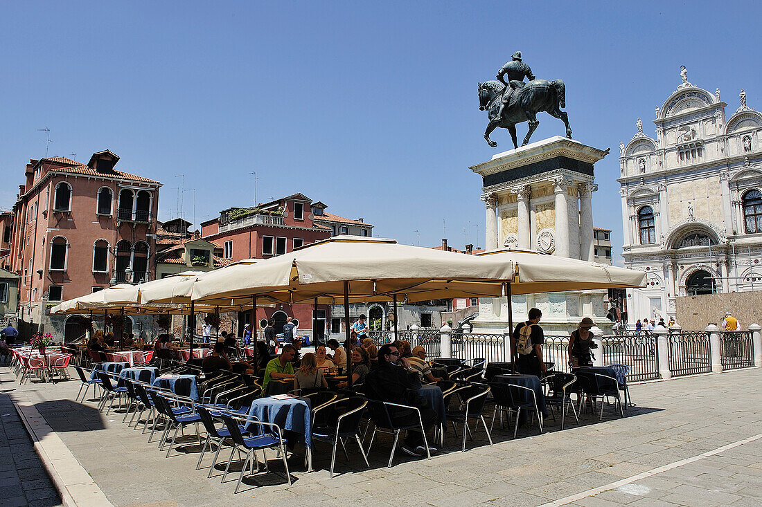 Italy, Venetia, City of Venice, Place(Square) Saint Marc, Place Santi Giovanni e Paolo