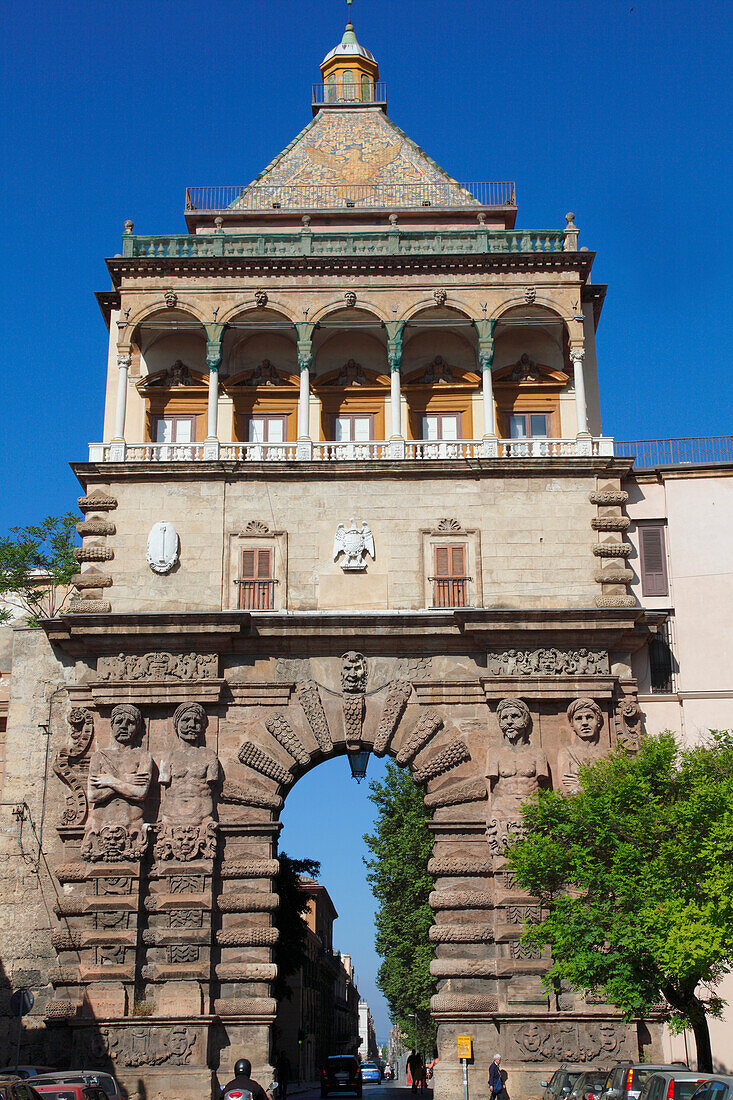 Italy, Sicily, Palermo province, Palermo city, Porta nueva