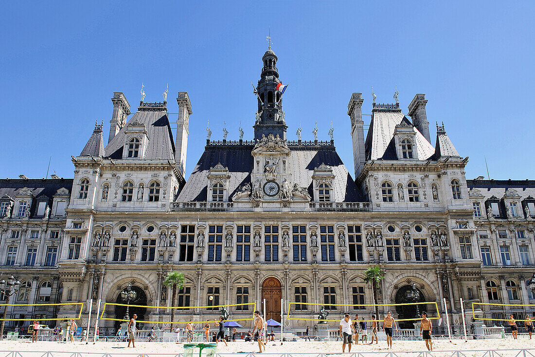 France, Paris, 4th district, City hall