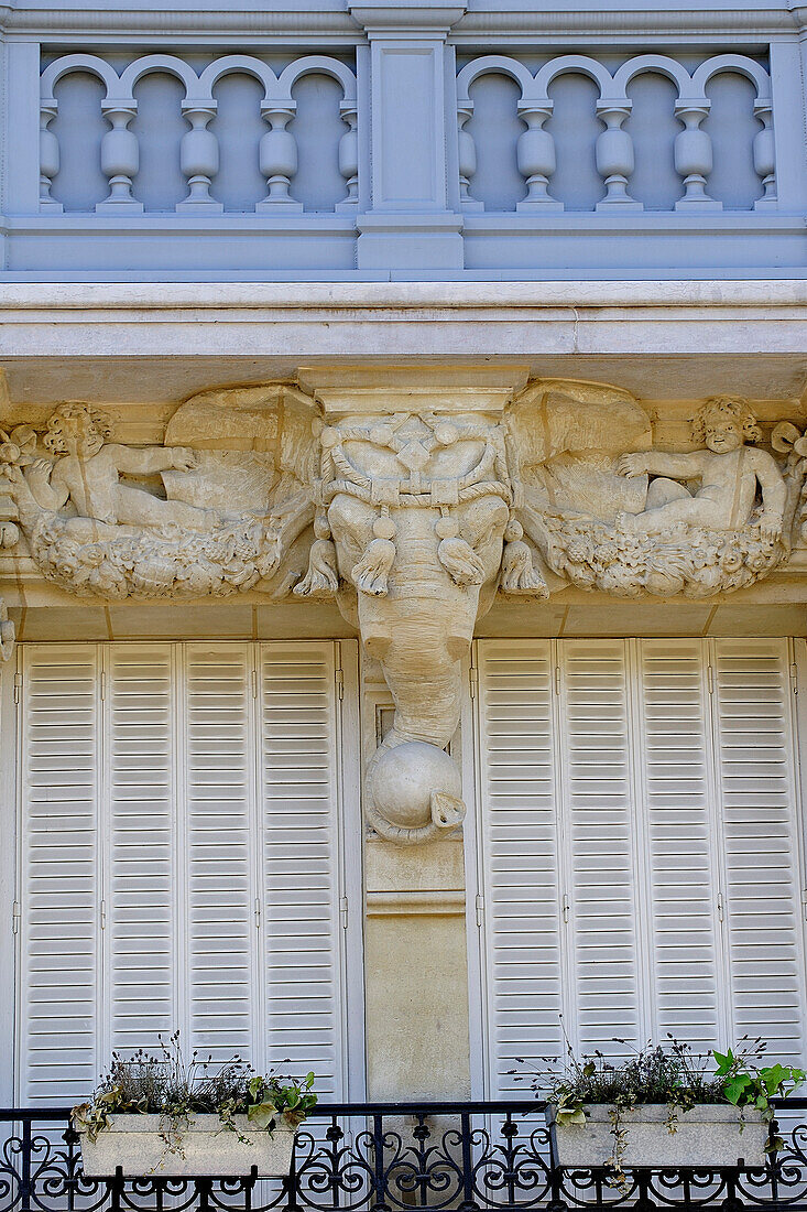 France, Paris, 6th district, Building, street Auguste Comte