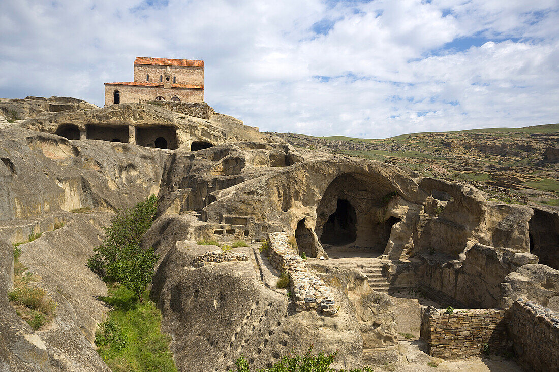 Georgia, Ruins of Uplistsije Cave town, (Silk Road), Uplistsije Basilica