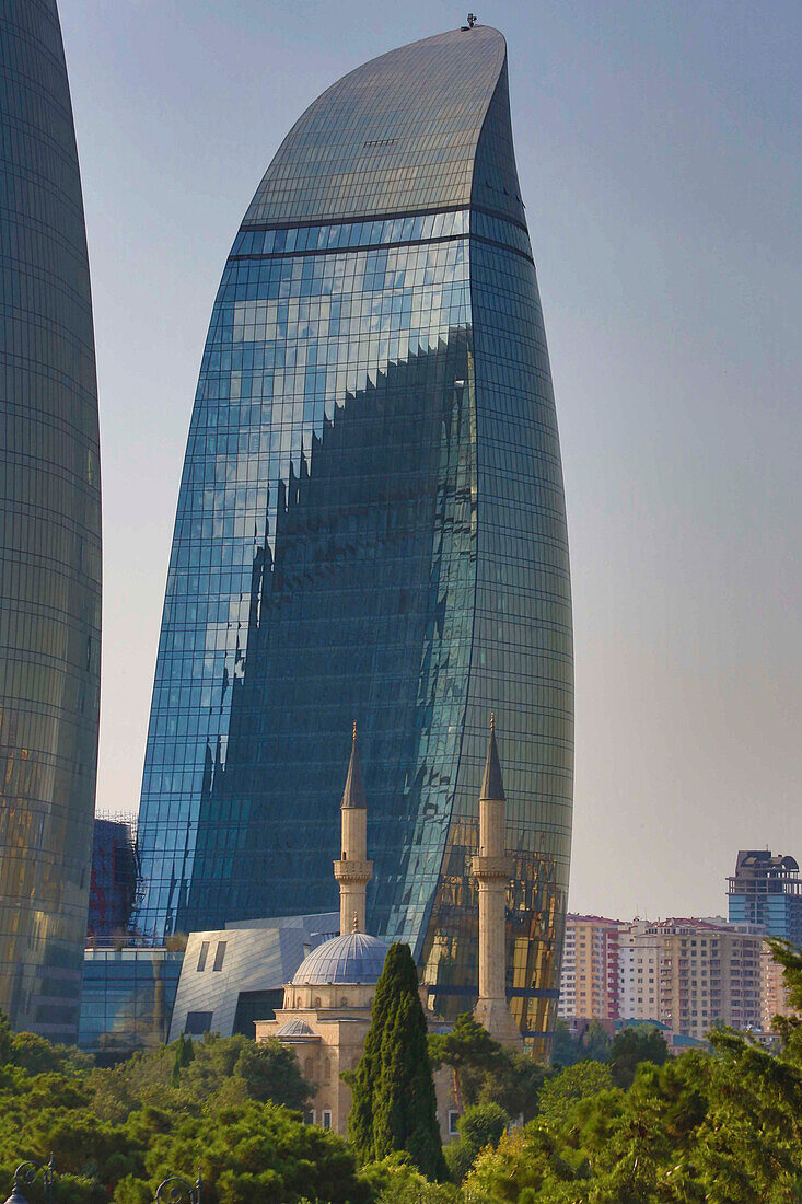 Azerbaijan, Baku City, The Flame Towers