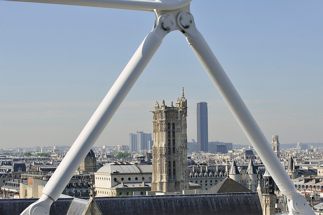 'France, Paris, 4th district, District ''Beaubourg'', National Center of Art and Culture ''Georges Pompidou'''