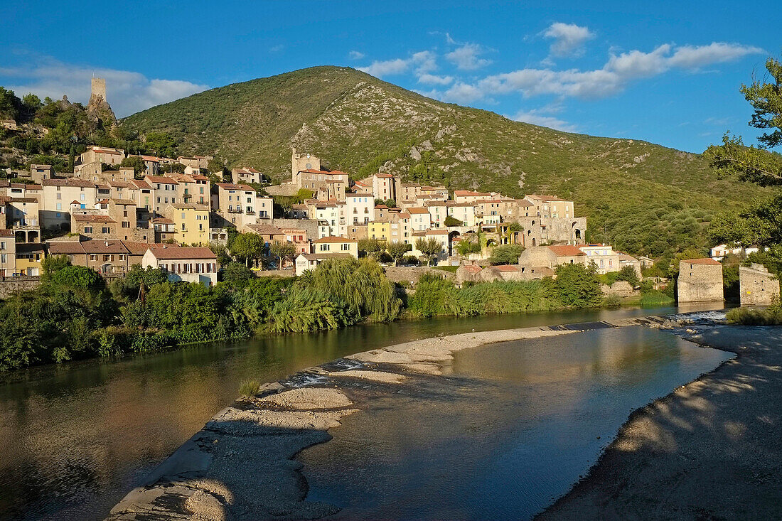 France, Herault Roquebrun in the Orb valley.