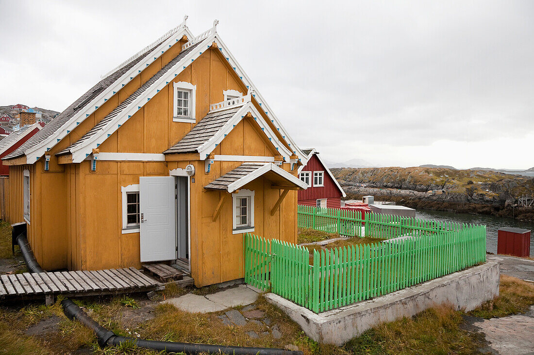 'Traditional Inuit House; Kangaamiut, Greenland'