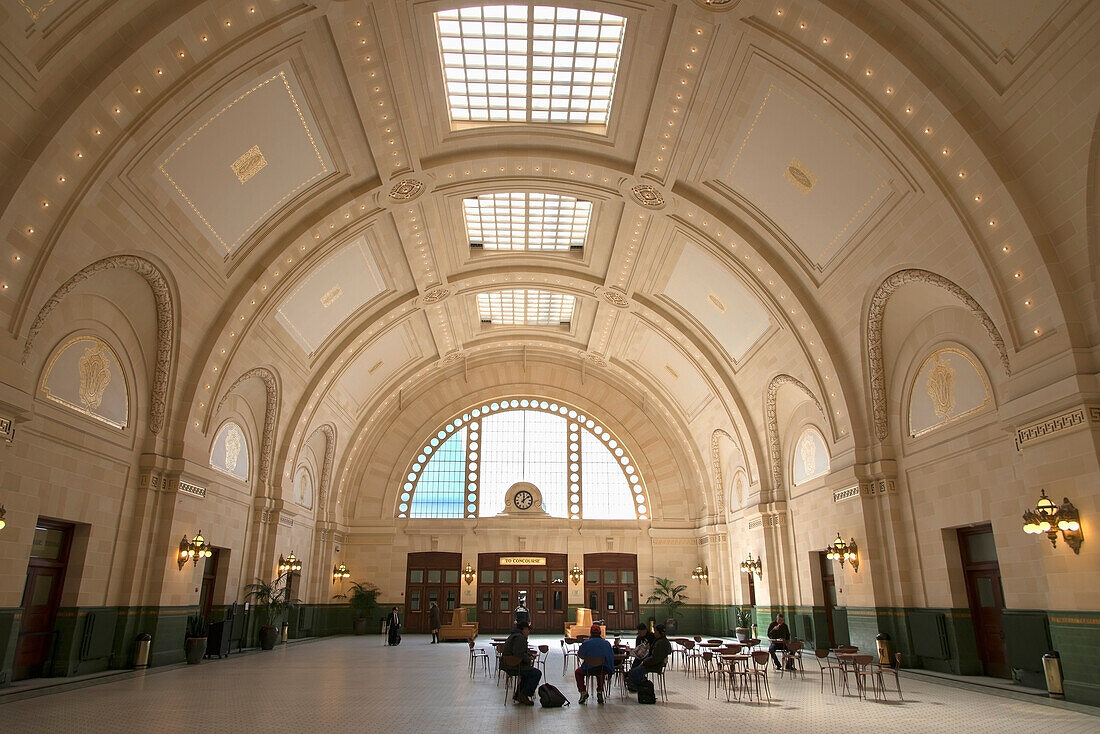 'Interior Of Union Station; Seattle, Washington, United States Of America'