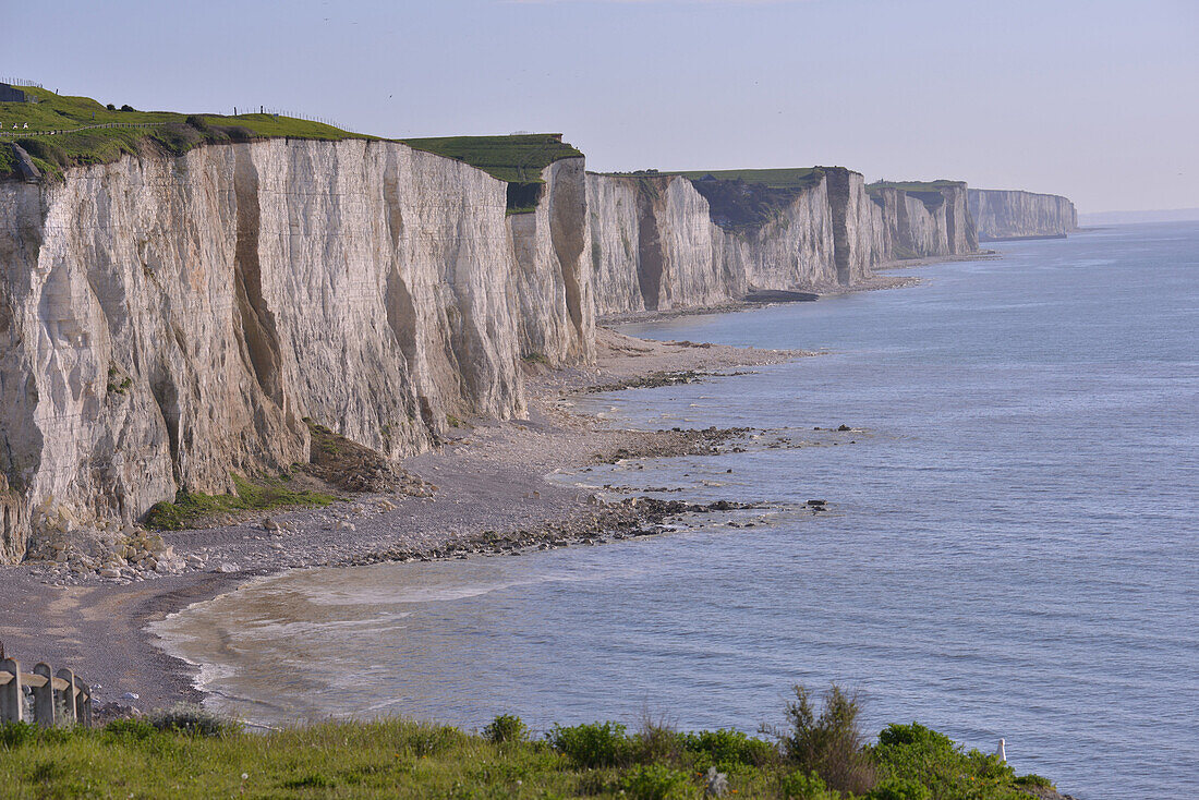 Bois de cise and the cliffs, ault, picardy, france