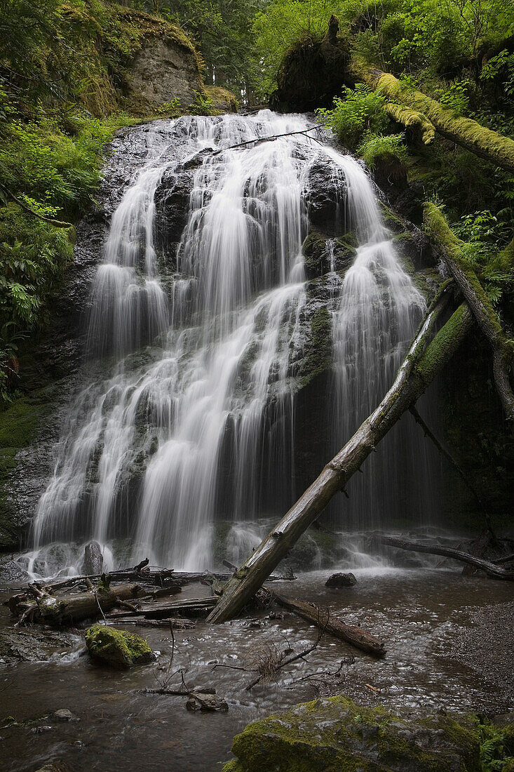 Waterfall, Moran State Park, Washington, USA