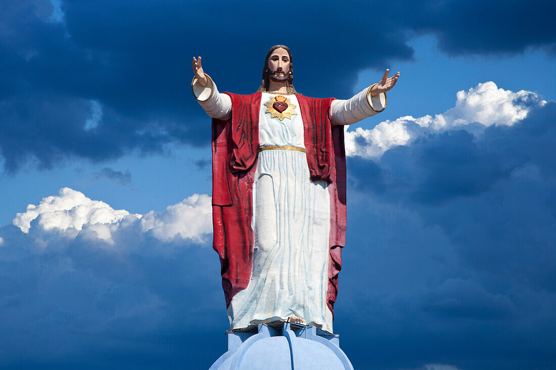 Large Sculpture of Jesus, Mexico