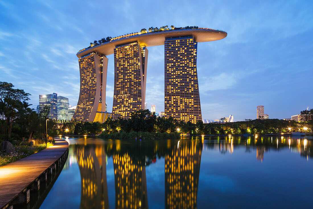 Marina Bay Sands Hotel, Singapore, Southeast Asia, Asia