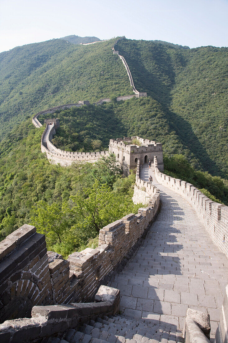 The Great Wall at Mutyanyu, UNESCO World Heritage Site, near Beijing, China, Asia