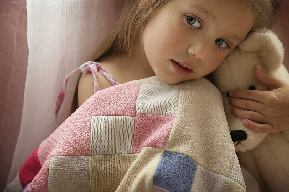 Girl With Teddy Bear