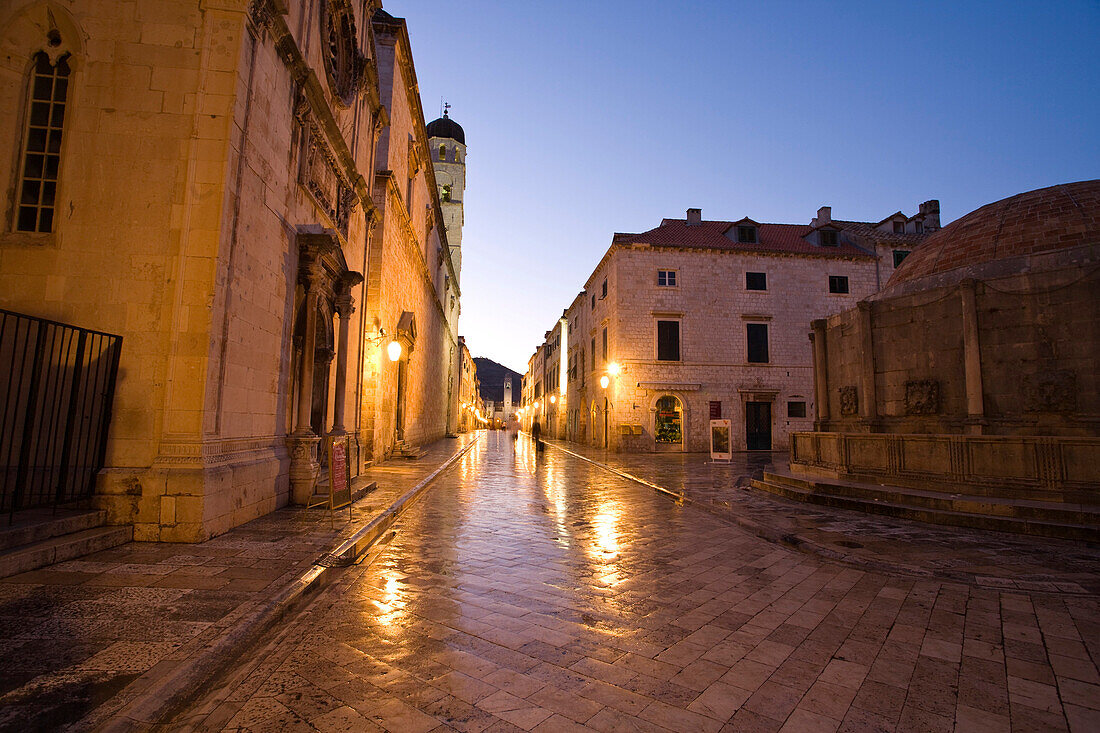 Walled City Of Dubrovnik, Southeastern Tip Of Croatia, Eastern Europe