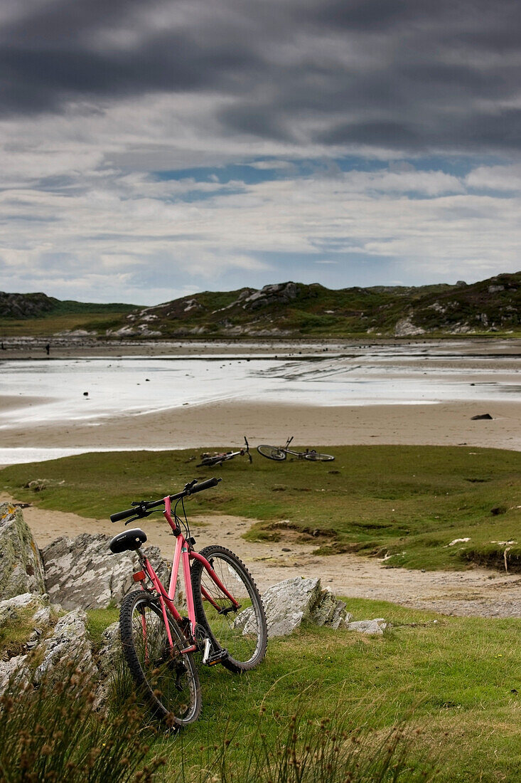 Bicycle At The Beach, Scotland
