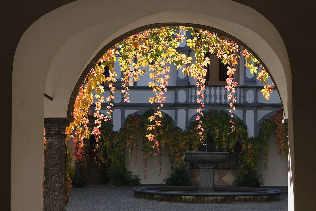 Archway Entrance To A Castle Courtyard, Grein, Austria