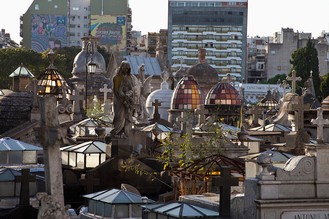 'Buenos Aires, Argentina; Mausoleums In Recoleta Cemetery'