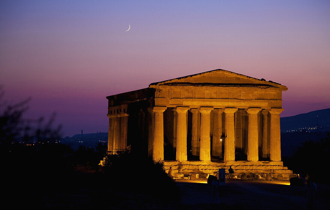 'Greek Temple; Agrigento, Sicily, Italy'
