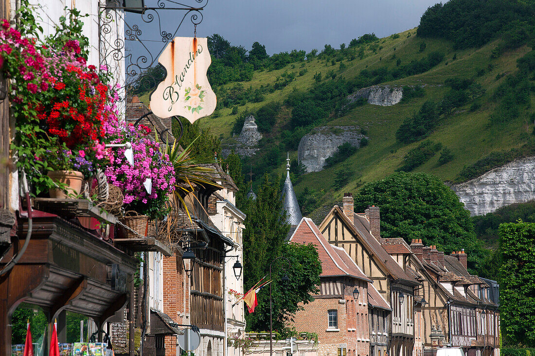 France, Eure (27), Les Andelys, half-timbered houses of the Petit Andelys