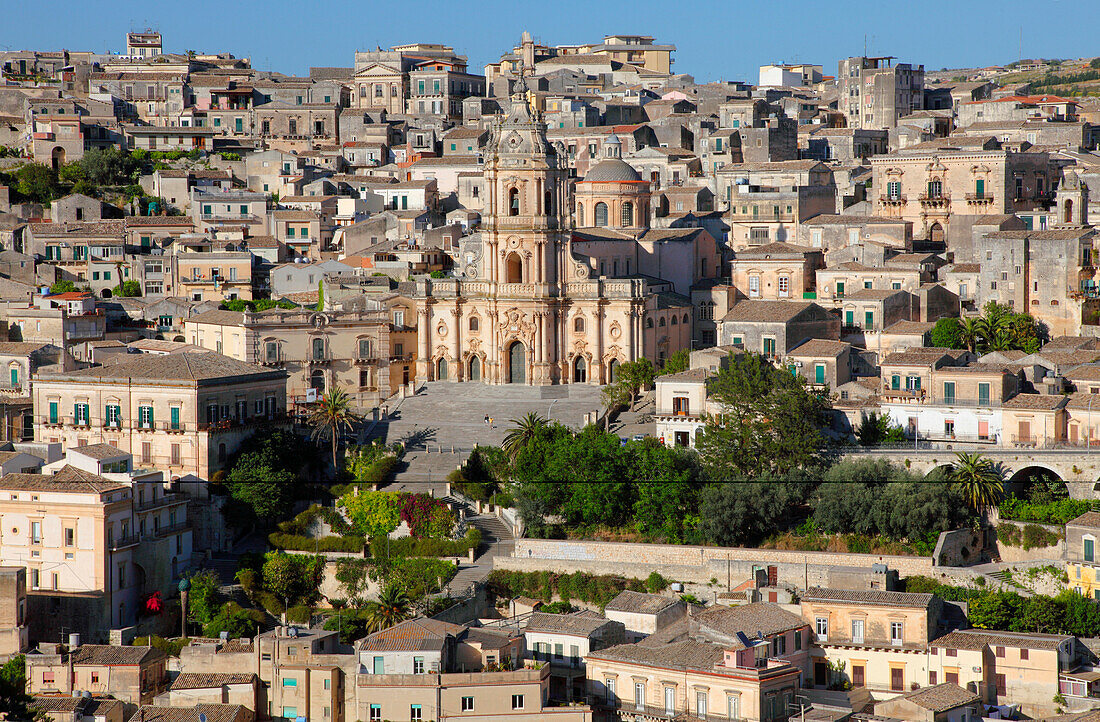 Italy, Sicily, province of Ragusa, Modica, (Unesco world heritage), San Giorgio cathedral