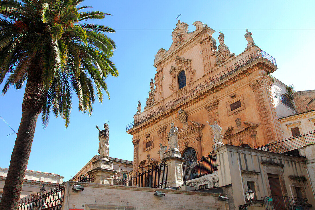 Italy, Sicily, province of Ragusa, Modica, (Unesco world heritage) San Pietro church