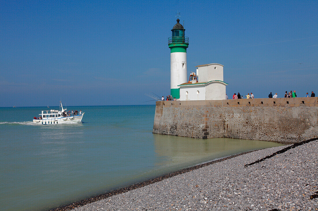 France, Normandie, Seine Maritime (76), Le Treport, lighthouse