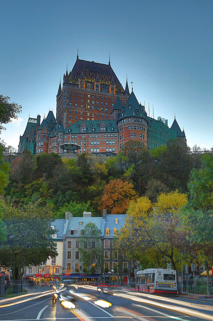 Canada, Quebec City, Old Quebec, Frontenac Castle