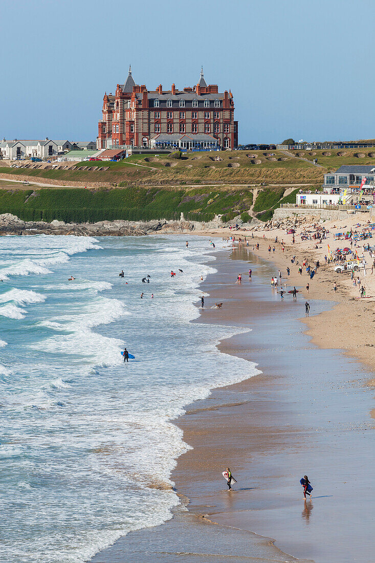 England, Cornwall, Newquay, Fistral Beach