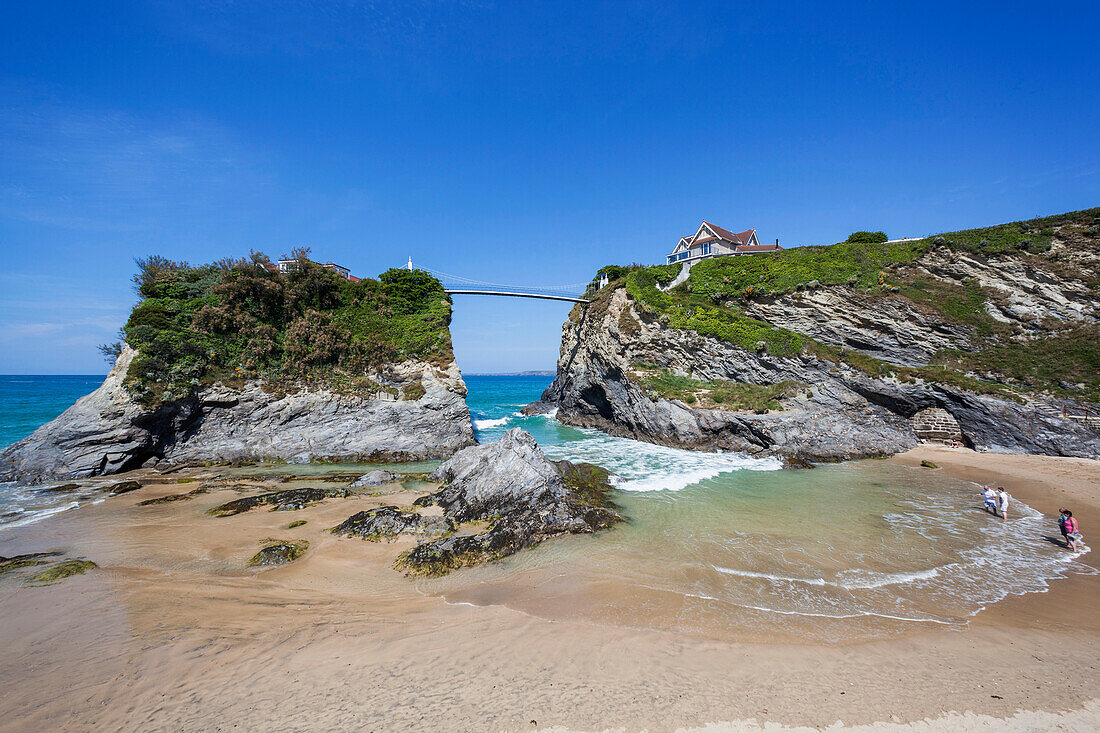 England, Cornwall, Newquay, Towan Beach