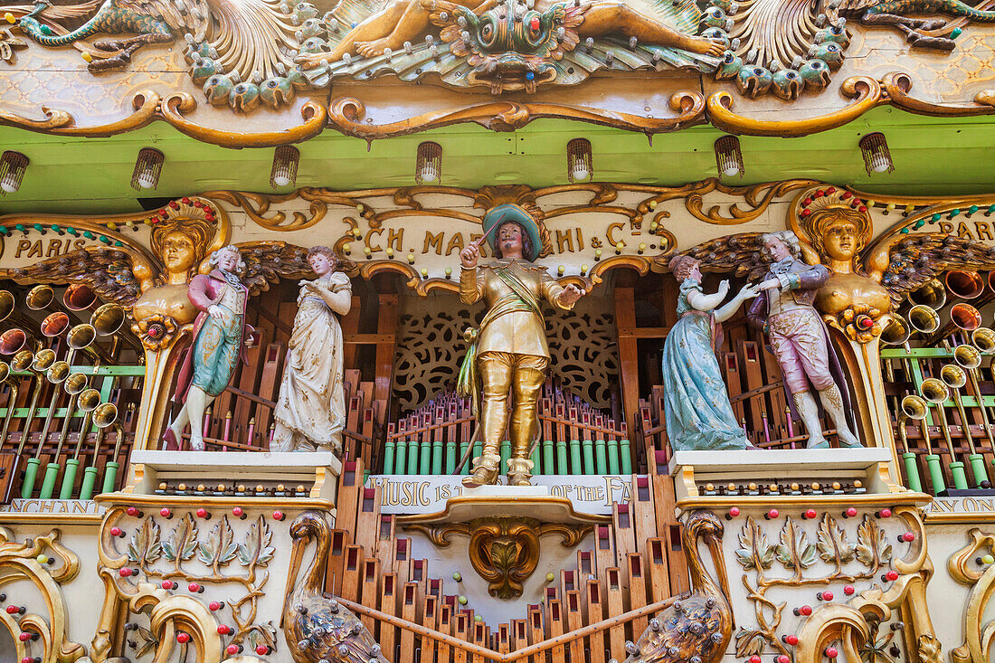 England, Devon, Dingles Fairground Heritage Centre, Grand Organ Made by Charles Marenghi and Cie c.1906