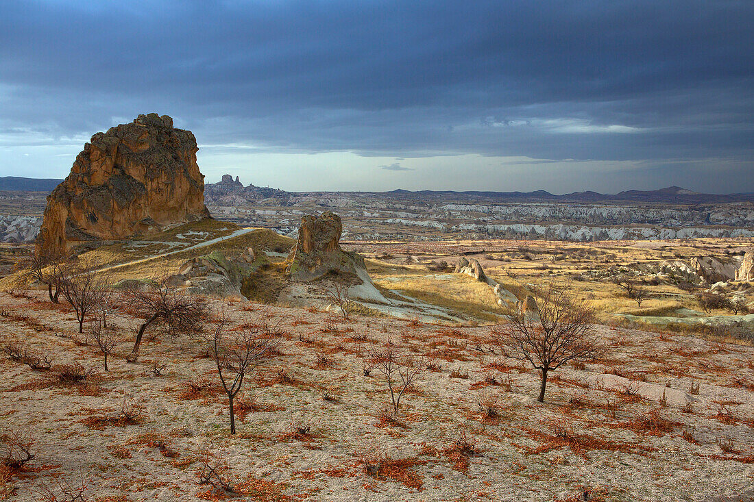 Turkey, Cappadocia, arid natural landscape, Goreme Valley