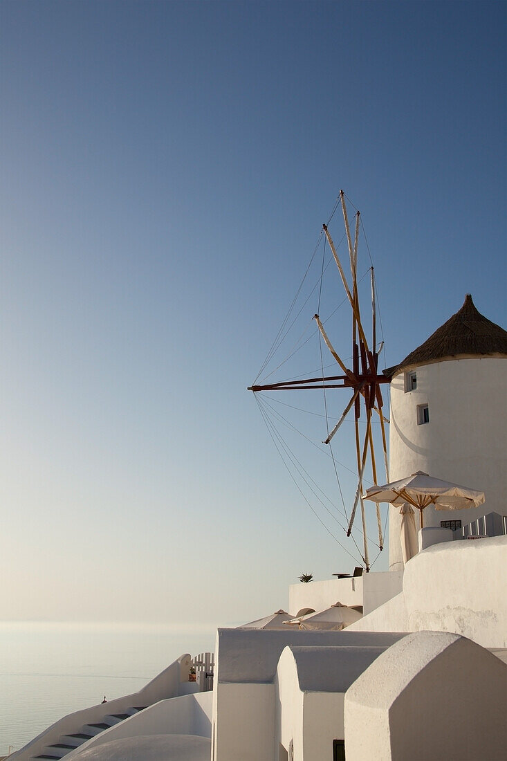 'Greece, Windmill; Oia'