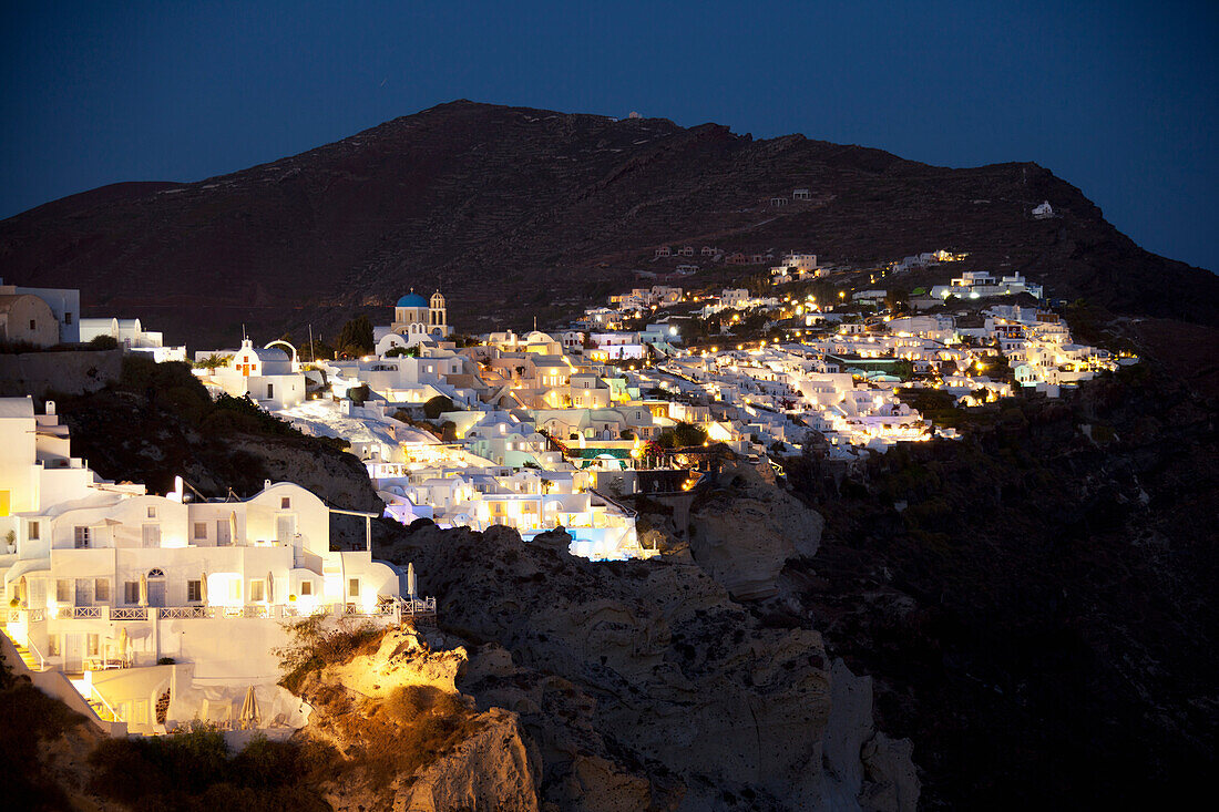 'Greece, View of Greek town; Oia'