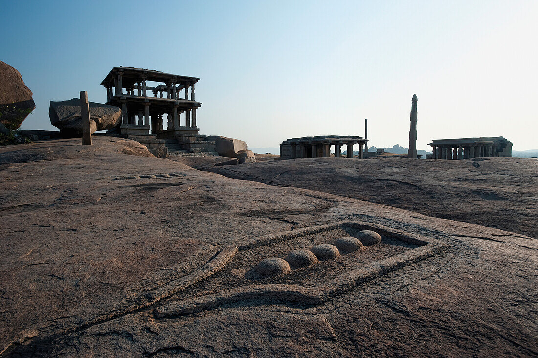 'Religious and historic buildings and structures; Hampi, Karnataka, India'