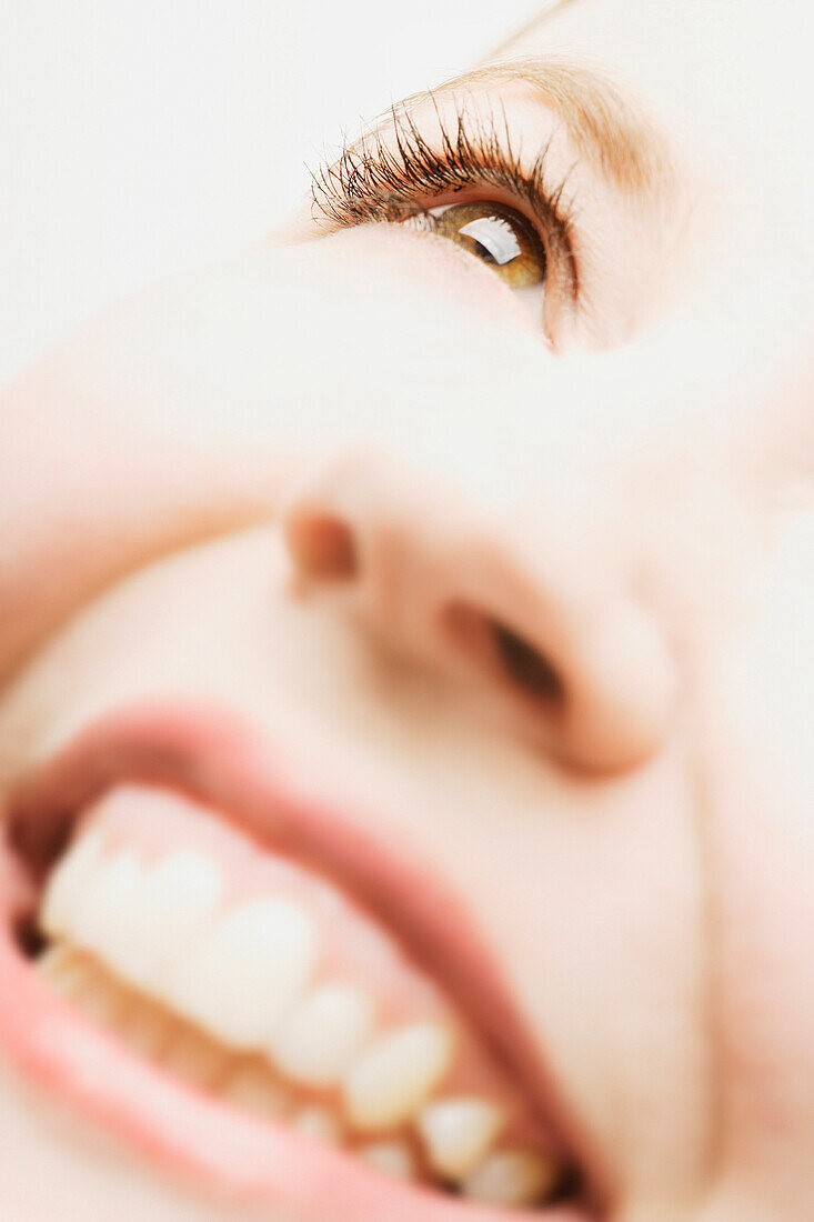 Close Up Of Partial Woman's Face