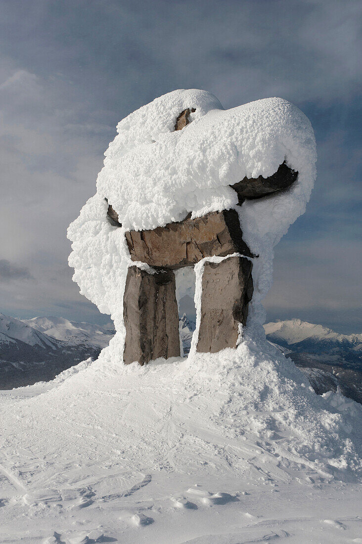 'A Snow Covered Structure; Whistler, British Columbia, Canada'