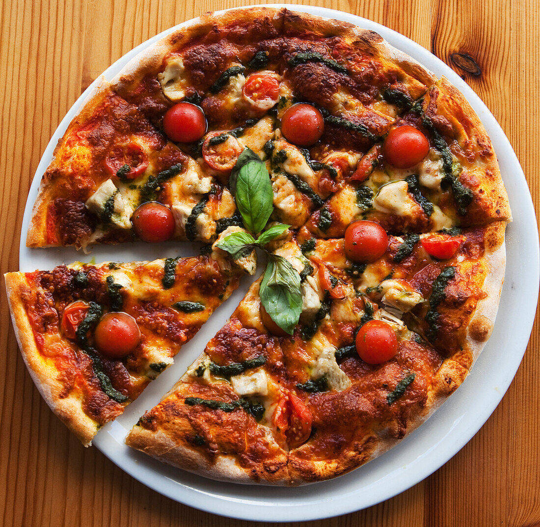 'Wood-Fired Traditional Italian Pizza; Coolangatta, Queensland, Australia'