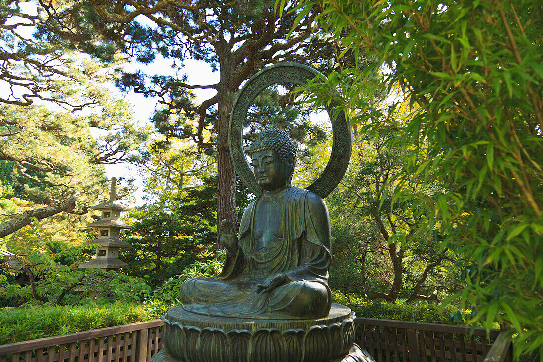 'Japanese Tea Garden In Golden Gate Park; San Francisco, California, United States of America'