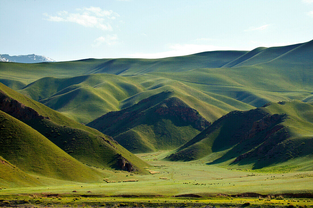 Rolling Green Hills, Kyrgyzstan
