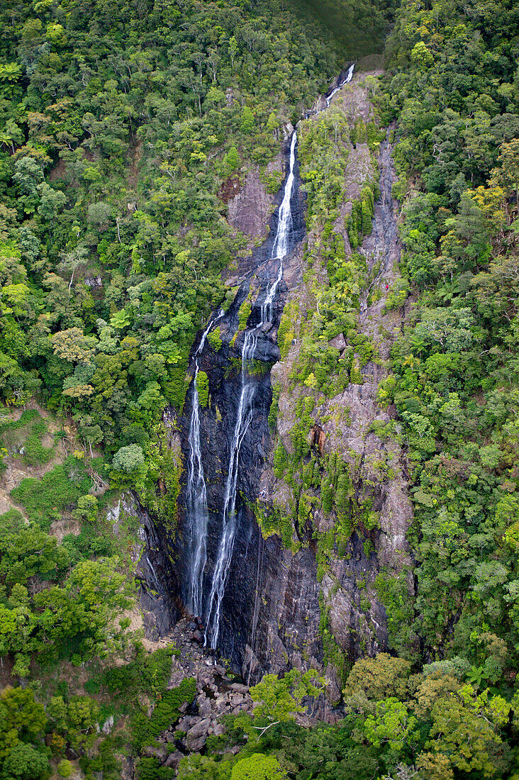 Waterfall In New Caledonia, (Located Almost Directly Between Australia And Fiji).